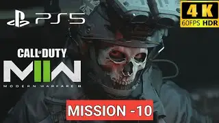 Call of Duty Modern Warfare 2 Part 10: El Sin Nombre Boss Fight & Full Gameplay - PS5 4K 60FPS