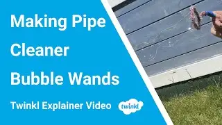 How to Make Pipe Cleaner Bubble Wands | Outdoor Crafts