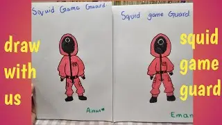 . Let&rsquo;s Draw Squid Game Guard Together | Art for Beginners#let me draw 🇨🇦 