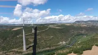Millau, Francja, 2017 widok z Phantom 4 w 4K