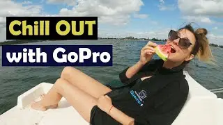 Чил на катамаране с камерой GoPro