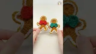 Amigurumi Gingerbread Man | Full video tutorial is on my channel | Crochet Gingerbread Man