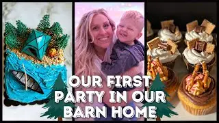 Our First Party In Our Barn Home! Easy DIY 
