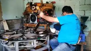Maquina artesanal para barquillo y cuchufli