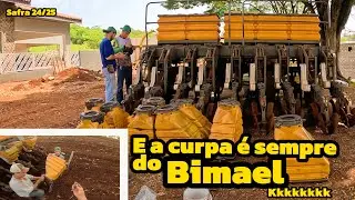 Segundo dia de plantio...e já deu cagada (roçavlog)