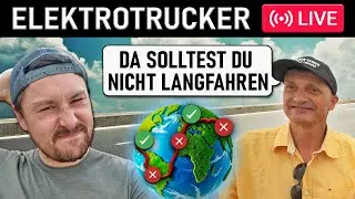 Die Route f&uuml;r die erste Weltreise mit einem E-LKW