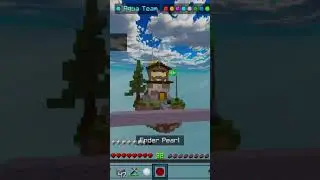 when you snowball BOTH people (Hive Skywars) #shorts #minecraft #hive (Minecraft Bedrock)