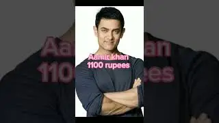 Top 5 Bollywood actors and their first salaries l #shorts