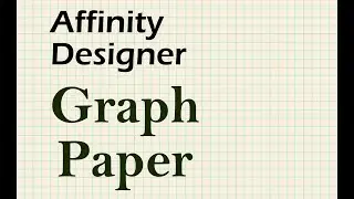 Graph Paper using Affinity Designer