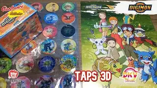 Colecci&oacute;n Completa Taps Digimon 3D Volumen 2 - Colecciones DKV