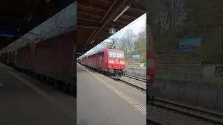 DB-CARGO mit Doppeltraktion der BR185 in Rheinfelden AG Schweiz🇨🇭#deutschebahn #g&uuml;terzug #shorts #y