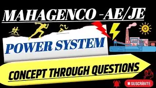 MAHAGENCO-AE/JE||POWER SYSTEM MCQ||ELECTRICAL ENGINEERING ||