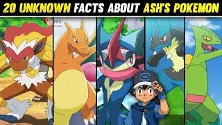 Top 20 Unknown Facts About Ash's Pokemon | Fact About Every Pokemon Of Ash | Hindi |
