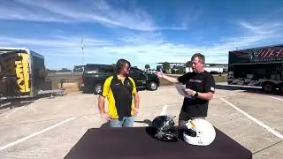 Between Two Trailers:  2025 Helmets Discovery Ron and Chin Track Days