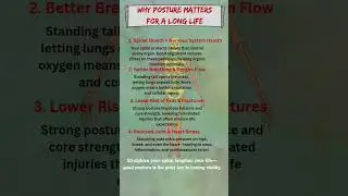 Stand Tall to Live Long! 🕊️ Posture Secrets for a Longer, Healthier Life