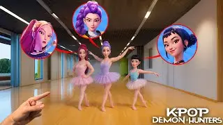 KPOP DEMON HUNTERS DANCE CLASS IN REAL LIFE!! (RUMI SONG & DANCE)