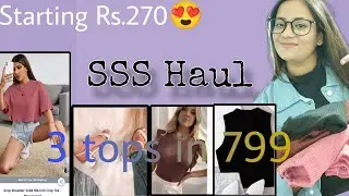 SSS Haul | 3 for 799 | WithGlasses