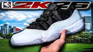 HOW TO MAKE Air Jordan 11 Low &ldquo;Tuxedo&rdquo; In NBA 2K26 Shoe Creator 
