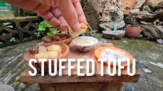 ​Satisfying ASMR: Cooking Miniature Vegetable Stuffed Tofu  🍱✨ l Minicooking Project #minicooking 