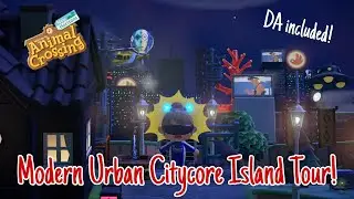 SECRET URBAN CITYCORE ISLAND TOUR! - ANIMAL CROSSING NEW HORIZONS! - ACNH