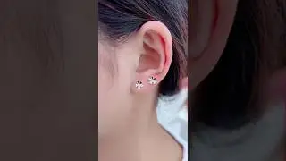 Silver shining Earring//Elegant jewellery//#viral #jewellery