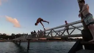 Amity Point - Pier jumping