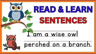 Kids Read & Learn Sentences -- Part 9 ---- Build Reading & Vocabulary Skills