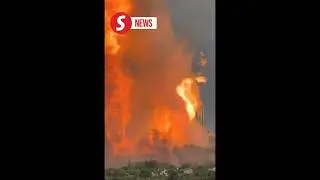 Massive inferno breaks out in Putra Heights