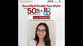 Goggles4u BOGO SALE: 50% OFF EVERYTHING + Buy One Get One FREE!