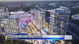 Indy downtown soccer stadium plans frozen