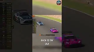 Aussie Sim Racing: Mercedes Dominates with Epic Pass! #shorts