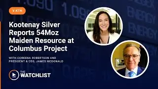 Kootenay Silver Reports 54Moz Maiden Resource at Columbus Project