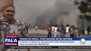 Tens&atilde;o no Nepal: Portugueses retidos