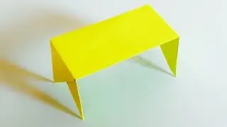 How to make an easy Origami table with paper | Paper Table making ideas