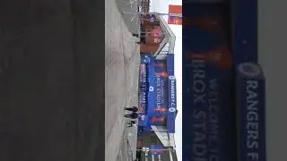 outside IBROX STADIUM fulltime for rangers B vs Celtic B 2 April 2023 video 11