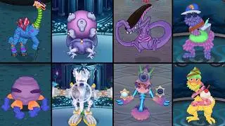 ALL Monsters Ethereal Workshop Fanmade Vs Ethereal Island vs Wublin Island | My Singing Monsters