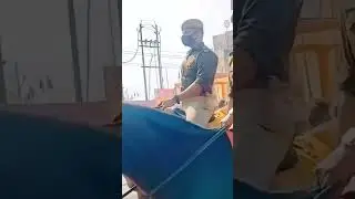UP Police on horse at Kumbh Mela, Prayagraj