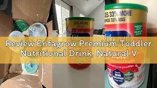 Review Enfagrow Premium Toddler Nutritional Drink, Natural Vanilla Flavor, Omega-3 DHA for Brain Sup