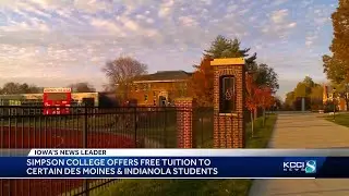 Simpson College offers free tuition to qualifying Des Moines, Indianola students