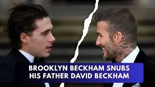 Brooklyn Beckham snubs his father David Beckham: the Feud you didn't know