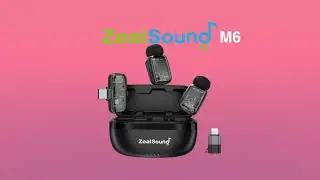🔥 60% OFF Mini Wireless Mic | ZealSound M6