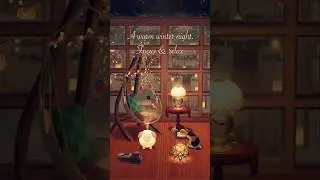 Soft winter night lofi ⛄️| warm fireplace, animal-crossing vibes