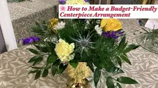 🌸 Как сделать бюджетную композицию для центра стола