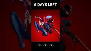 6 Days Until Marvel's Spider-Man 2 Stream, get ready! #marvelspiderman2 #spiderman2stream #shorts