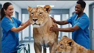 Heroic rescue teams save careless lioness from crocodile 