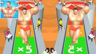 Muscle Race 3D (IOS, Android) New update Gameplay All Levels (Level 6)