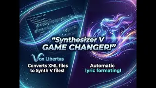 Synthesizer V GAME. CHANGER! This App Turns Your MusicXML Into Synthesizer V Vocals in Seconds!