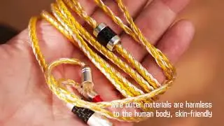 Tripowin Zonie 16 Core Silver Plated Cable SPC Earphone Cable QDC MM