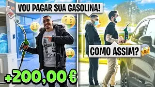 PAGUEI A GASOLINA A DESCONHECIDOS &euro;&euro;&euro; *EXPERI&Ecirc;NCIA SOCIAL*