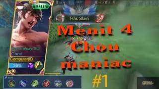 CHOU MANIAC TOP GLOBAL CHOU#mlbb